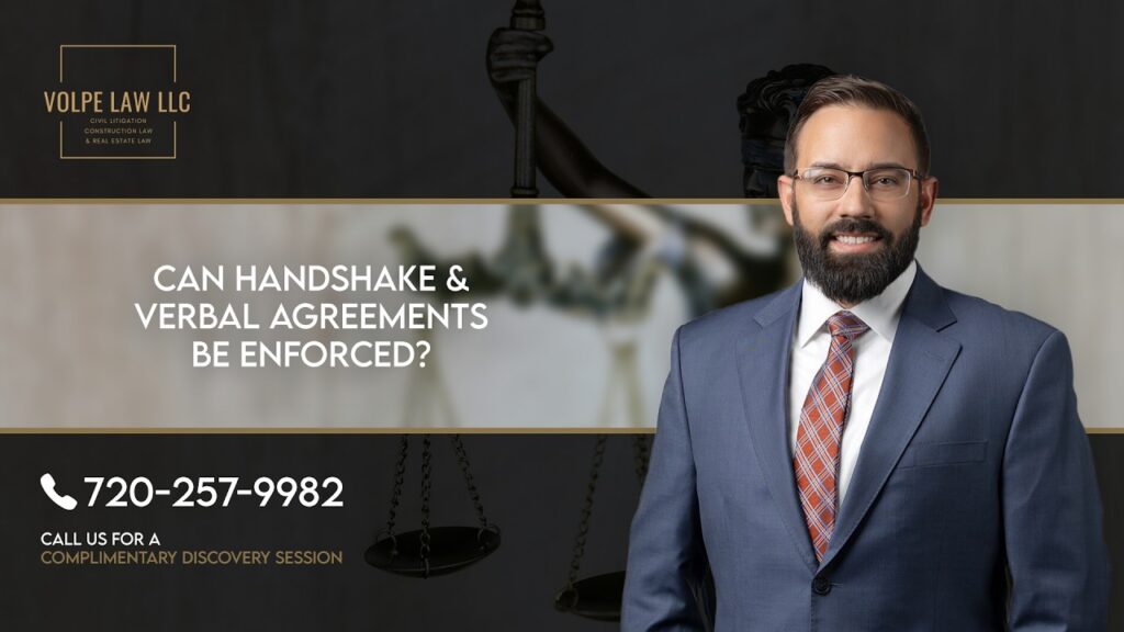 Can Handshake & Verbal Agreements Be Enforced?